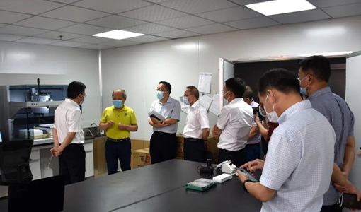 厦门市常委、海沧区委书记林文生一行莅临通灵生物指导工作